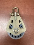 Lewmar 80MM Single Block Sailboat Pulley Used 1/2 Line. Price: $45.50.