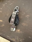 Harken 085 29MM Double Bullet Block W/ Becket Max Line 5/16" Oem New. Price: $50.00.