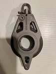 Lewmar Ocean Racing 80MM Single Ball Bearing Block W/ Becket-new Sailboat Pulley. Price: $159.00.