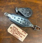 Garhauer Fiddle Block 2.25" Sheave Swivel Head W/ Becket Length 9.25"... Used. Price: $44.95.