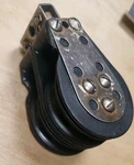 Sailboat Part Harken Double Block Ball Bearing Some Wear On Cheeks Sailing Used. Price: $26.10.
