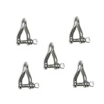 Marine Grade Aisi 316 Stainless Steel Screw Pin Mini Twist Shackle 5/32"(4MM)... New. Price: $18.54.