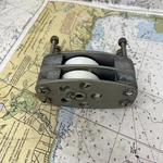 Schaefer Aluminum Double Foot Block W/ 2" Sheaves 30-56X Used. Price: $131.25.