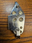 Schaefer 25-43 Fiddle Block W/v-jam Cleat & Becket Stainless Steel Used. Price: $49.00.