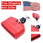 Dynamic Red Plastic Jam Block - Achieve Varied Timbral Excellence In Performance Brand. Price: $33.81.