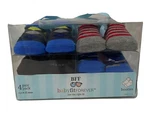 Bff Infant Boys Bootie Socks 0-12MOS. Blue 4 Pack Non Skid Brand New Box. Price: $12.99.
