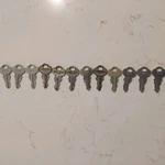 12 Vintage Chicagolock Johnson/evinrude Ignition Keys Various#'s, Free Shipping Used. Price: $39.99.