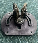 Yacht Specialties #412-A Steering Idler 4" Bronze Sheaves 10 3/4 X 8" Alum Base Used. Price: $150.00.