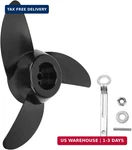 Buachois Boat Engine Propellers, Electric Outboard Kit, 3 Blades Perfo New. Price: $35.42.