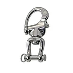 Wichard 2476 Hr 17.4 Ph Stainless Steel 90MM Snap Shackle With Clevis Pin Swivel New. Price: $99.95.