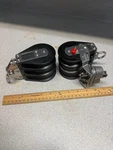 Nautos 6:1 Triple Purchase Ratcheting Mainsheet System Sailboat Blocks Pullies Used. Price: $299.00.
