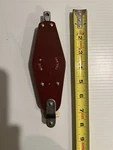 Lewmar Vintage Phenolic Fiddle Block With Becket -new Sailboat Pulley. Price: $75.00.