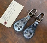 Garhauer Single Block 5/8" Sheave 1/4" Line 3/8" Universal, Sold As Pair!! Used. Price: $34.95.