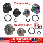 For Alfa Romeo Giulia Stelvio Coolant Bleeder Screws Titanium / Stainless Steel New. Price: $21.99.