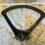 Edison Marine Steering Quadrant, Fig. 614-14, 1-1/2" Shaft Diameter Used. Price: $225.00.