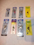 Lot Of 8 Rapala Vmc Blue Fox Thomas Mepps In-line Spinner Fishing Lure New. Price: $27.95.