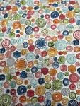 2504 Sewing Room Buttons Patchwork Makower Uk Cotton Fabric 3YDS 44 New. Price: $25.00.