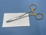 Symmetry 36-1016 Halsey Needle Holder, 5.25", Tungsten Carbide, Germany Used. Price: $25.31.