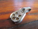 Schaefer Single Wire Block #33-02 27MM Max Line 1/8" Used. Price: $19.99.