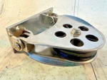 Schaefer Big Boat Half Moon Block 5/8" Rope 5-1/2" X Used. Price: $325.00.