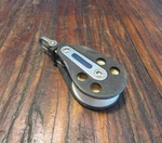 Ronstan #RF1350 Single Block Sheave 1/2" Max Line Branded West Marine Used. Price: $19.79.
