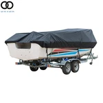 14-16FT Black Waterproof Trailerable Boat Cover Fishing V-hull Runabout New. Price: $27.41.