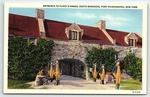 1935 Fort Ticonderoga New York Ny Palace D'armes South Barracks Postcard P2602 Used. Price: $13.74.