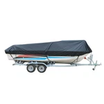 Black 20-22FT Trailerable Boat Cover Fishing V-hull Tri-hull Runabout Unused New. Price: $34.44.