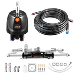 Vevor Hydraulic Steering Kit 300 Hp Helm Pump Cylinder 26 Ft Hose For Outboards New. Price: $439.90.