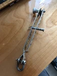 Hobie Cat Shroud Adjuster 1/4" Hole #20831020 Stainless Steel Used. Price: $14.00.