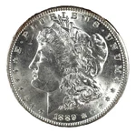 1889 Morgan Dollar Gem Bu-unc. 90% Silver $1 U.s Coin # 2501 Ungraded. Price: $129.95.