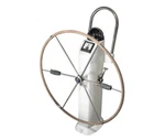 Lewmar 32" (813MM) Folding Steering Wheel With Black Leather Cover New. Price: $875.00.