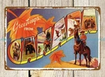1940 Greeting From Canada The True North Strong And Free Metal Sign Wall Art New. Price: $19.47.