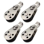 4PCS Stainless Steel Pulley,kayak Nylon Marine Block Rope Runne... New. Price: $15.67.