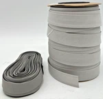 Sunbrella Marine 1-1/4" Silver 4651 Binding Tape Double Edge Partial, 1" Remnant New. Price: $199.50.