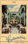 Columbia Restaurant Tampa Florida El Patio Don Quixote Vintage Postcard Used. Price: $6.00.