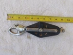 Barton Fiddle Block With Snap Shackle And Becket Used. Price: $29.95.