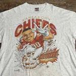 1994 Kansas City Chiefs Neil Smith #90 Caricature Ash Shirt S-5XL HN2501 New. Price: $25.99.