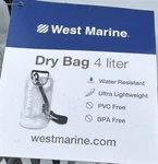 West Marine 4L Clear Dry Bag Boating Rafting Swimming New. Price: $9.98.