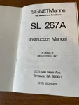 Signet Marine Instruction Manual Sl 267A Knot Log Meter Booklet Paperback Used. Price: $10.00.