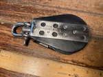Harken 3" Midrange Single Block 5/8" Line (1,800 Lb Safe Work Load) Model 1540 Used. Price: $59.00.