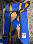 Sospenders Inflatable Safety Harness And 6 Ft Tether Used. Price: $100.00.