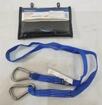 West Marine 6FT Safety Tether W/ 2 Snap Hooks Boating Sailing Model 491050 New. Price: $54.00.
