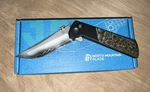 North Mountain Blade 2407-CUCF Chop Sld-magic Tanto, Copper Cf/black, Button New. Price: $139.99.