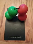 Parrel Bead Combo- 32MM (1-1/4") Od Green And Red Of Each By Sea Sure New. Price: $12.00.