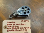 Schaefer 60MM S/s Single Block #08-05-UC Ball Bearings Line 9/16(14MM)... Used. Price: $157.95.