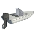 Grey Waterproof Heavy Duty Boat Center Console Cover 600D New. Price: $25.53.
