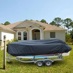 11-13FT Boat Cover V-hull Runabouts 420D Black Waterproof Heavy Duty New. Price: $23.46.