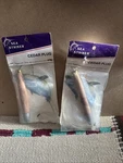 (2) Sea Striker 890 Natural Rigged Jet Head Cedar Plug 6" 10/0 Hook Ft 130 Lb. New. Price: $30.00.