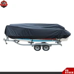 Boat Cover 14-16FT Waterproof Trailerable Fishing V-hull Runabout Black Unused New. Price: $27.34.
